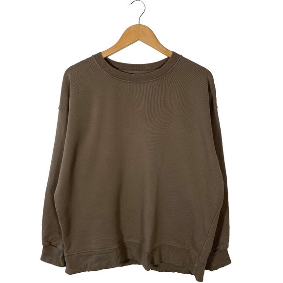 Lululemon Brown Perfectly Oversized Sweatshirt - Picture 1 of 5